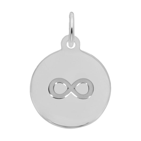 Rembrandt Charms - Initial Disc Charm-Infinity - 1892 Rembrandt Charms Charm Birmingham Jewelry 