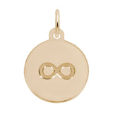 Rembrandt Charms - Initial Disc Charm-Infinity - 1892 Rembrandt Charms Charm Birmingham Jewelry 