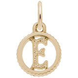 Rembrandt Charms - INITIAL E - 4190-005 Rembrandt Charms Charm Birmingham Jewelry 