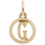 Rembrandt Charms - INITIAL G - 4190-007 Rembrandt Charms Charm Birmingham Jewelry 