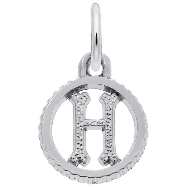 Rembrandt Charms - INITIAL H - 4190-008 Rembrandt Charms Charm Birmingham Jewelry 