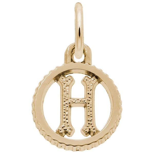 Rembrandt Charms - INITIAL H - 4190-008 Rembrandt Charms Charm Birmingham Jewelry 