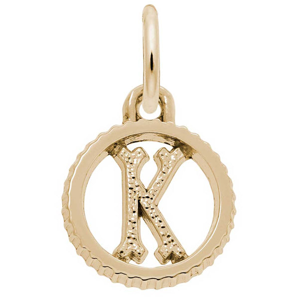 Rembrandt Charms - INITIAL K - 4190-011 Rembrandt Charms Charm Birmingham Jewelry 