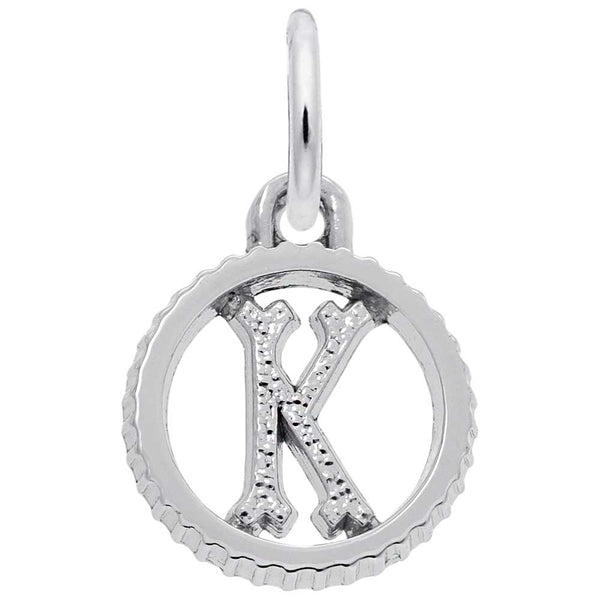 Rembrandt Charms - INITIAL K - 4190-011 Rembrandt Charms Charm Birmingham Jewelry 