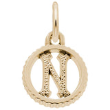 Rembrandt Charms - INITIAL N - 4190-014 Rembrandt Charms Charm Birmingham Jewelry 