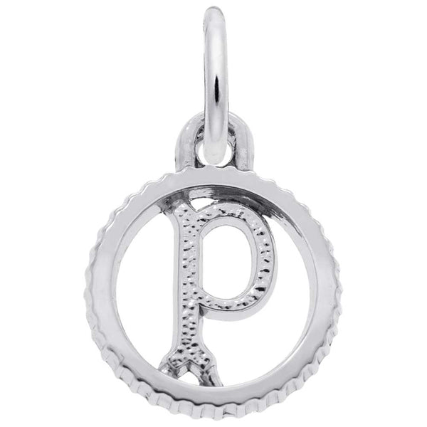 Rembrandt Charms - INITIAL P - 4190-016 Rembrandt Charms Charm Birmingham Jewelry 