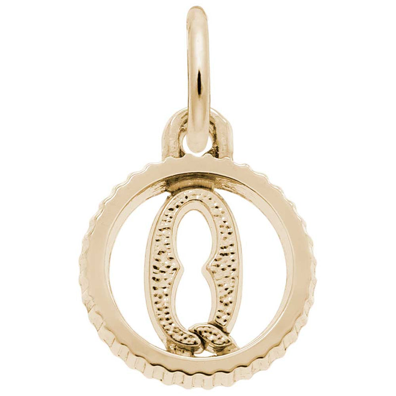 Rembrandt Charms - INITIAL Q - 4190-017 Rembrandt Charms Charm Birmingham Jewelry 