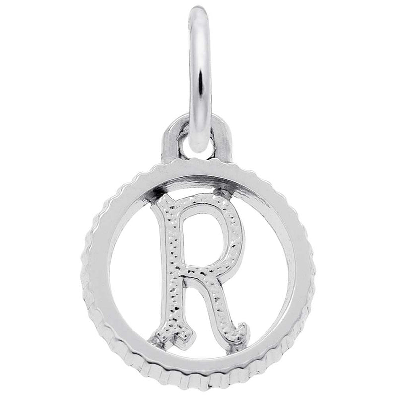 Rembrandt Charms - INITIAL R - 4190-018 Rembrandt Charms Charm Birmingham Jewelry 