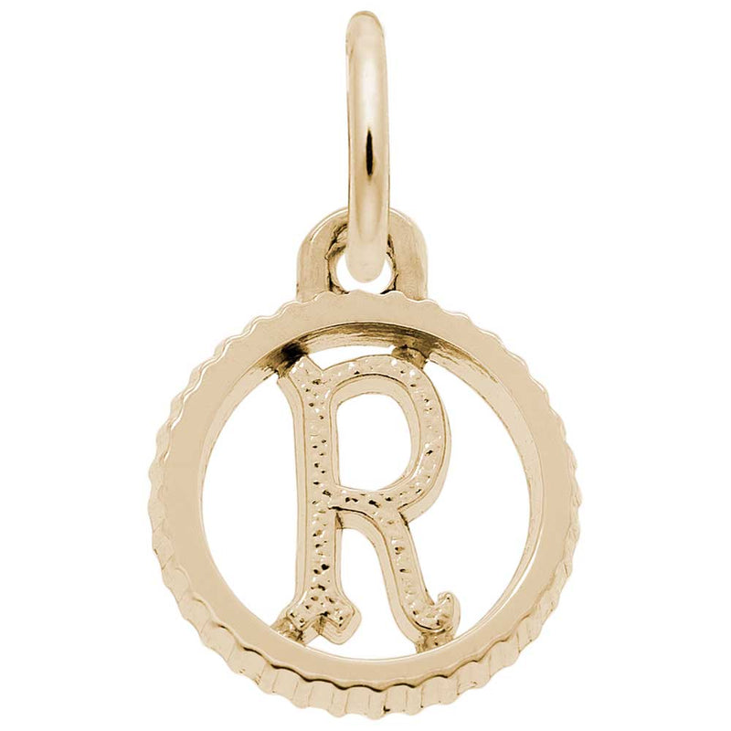 Rembrandt Charms - INITIAL R - 4190-018 Rembrandt Charms Charm Birmingham Jewelry 