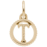 Rembrandt Charms - INITIAL T - 4190-020 Rembrandt Charms Charm Birmingham Jewelry 