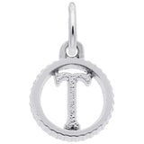 Rembrandt Charms - INITIAL T - 4190-020 Rembrandt Charms Charm Birmingham Jewelry 