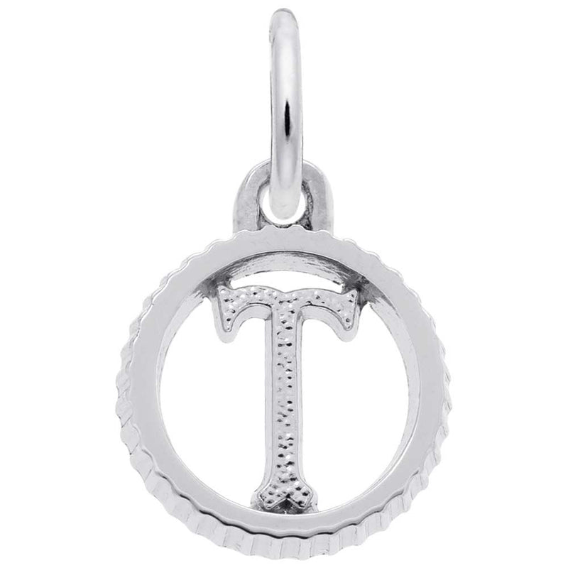 Rembrandt Charms - INITIAL T - 4190-020 Rembrandt Charms Charm Birmingham Jewelry 