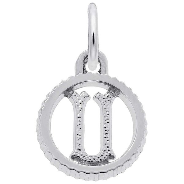 Rembrandt Charms - INITIAL U - 4190-021 Rembrandt Charms Charm Birmingham Jewelry 