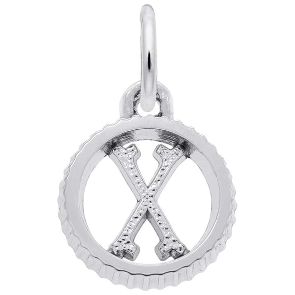 Rembrandt Charms - INITIAL X - 4190-024 Rembrandt Charms Charm Birmingham Jewelry 