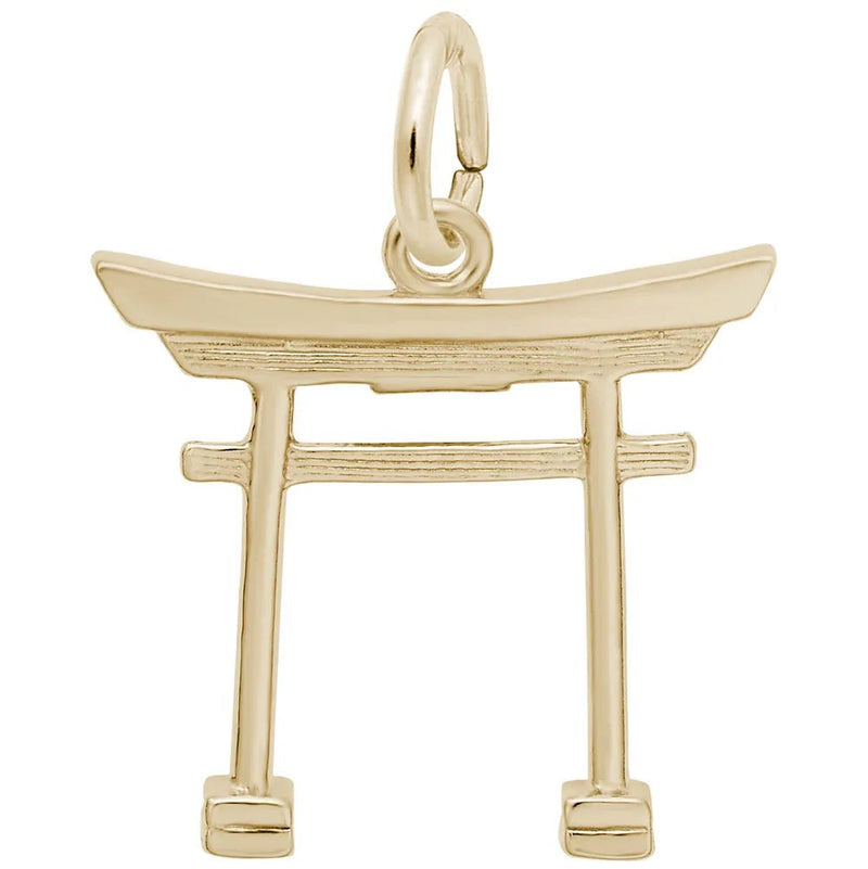 Rembrandt Charms - Japanese Torii Gate Charm - 1491 Rembrandt Charms Charm Birmingham Jewelry 