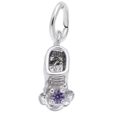 Rembrandt Charms - June Baby Bootie Charm - 0473-006 Rembrandt Charms Charm Birmingham Jewelry 