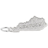 Rembrandt Charms - Kentucky Map Charm - 3397 Rembrandt Charms Charm Birmingham Jewelry 