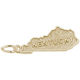 Rembrandt Charms - Kentucky Map Charm - 3397 Rembrandt Charms Charm Birmingham Jewelry 