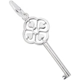 Rembrandt Charms - Key to My Heart Charm - 8408 Rembrandt Charms Charm Birmingham Jewelry 