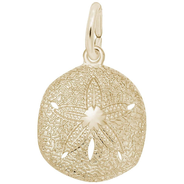 Rembrandt Charms - Keyhole Sand Dollar Charm - 6036 Rembrandt Charms Charm Birmingham Jewelry 