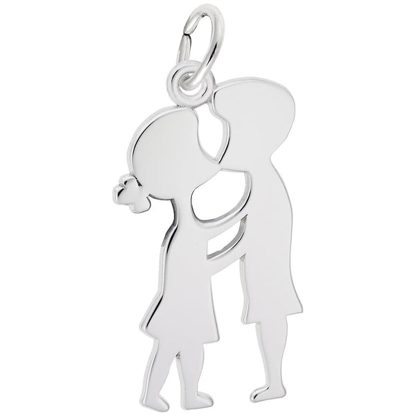 Rembrandt Charms - Kissing Couple Charm - 3263 Rembrandt Charms Charm Birmingham Jewelry 