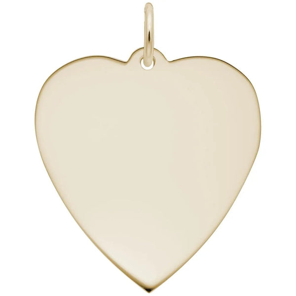 Rembrandt Charms - Large Classic Heart Charm - 4606 Rembrandt Charms Charm Birmingham Jewelry 