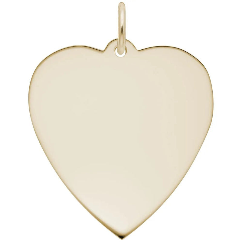 Rembrandt Charms - Large Classic Heart Charm - 4606 Rembrandt Charms Charm Birmingham Jewelry 