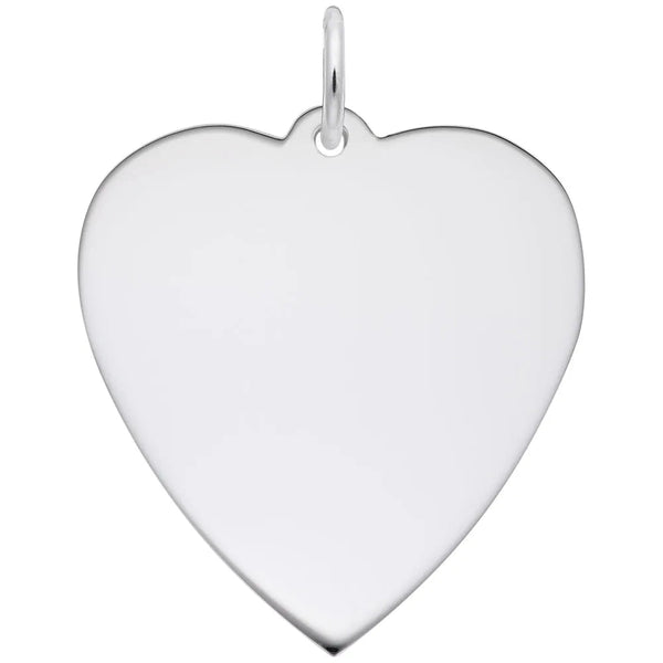 Rembrandt Charms - Large Classic Heart Charm - 4606 Rembrandt Charms Charm Birmingham Jewelry 