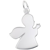 Rembrandt Charms - Large Guardian Angel Charm - 3054 Rembrandt Charms Charm Birmingham Jewelry 