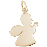 Rembrandt Charms - Large Guardian Angel Charm - 3054 Rembrandt Charms Charm Birmingham Jewelry 