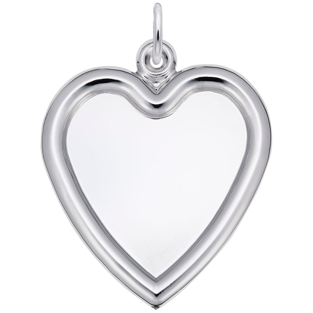 Rembrandt Charms - Large Heart Photoart Charm - 8626 Rembrandt Charms Charm Birmingham Jewelry 