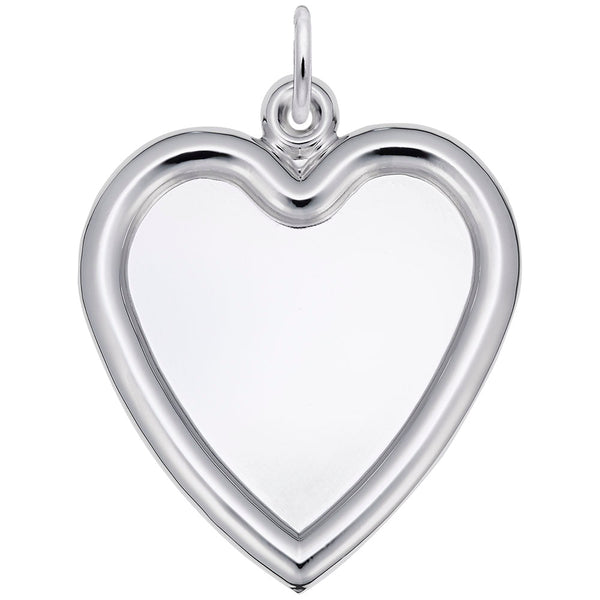 Rembrandt Charms - Large Heart Photoart Charm - 8626 Rembrandt Charms Charm Birmingham Jewelry 