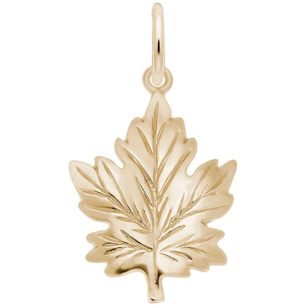 Rembrandt Charms - Large Maple Leaf Charm – 107 Rembrandt Charms Charm Birmingham Jewelry 