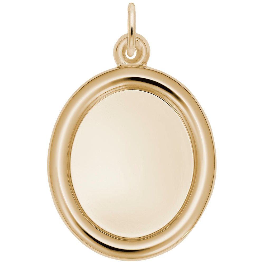 Rembrandt Charms - Large Oval Photoart Charm - 8625 Rembrandt Charms Charm Birmingham Jewelry 