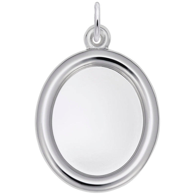 Rembrandt Charms - Large Oval Photoart Charm - 8625 Rembrandt Charms Charm Birmingham Jewelry 