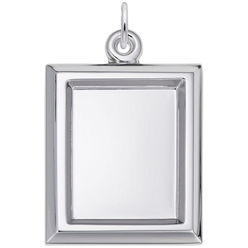 Rembrandt Charms - Large Vertical Rectangle Photoart Charm - 8623 Rembrandt Charms Charm Birmingham Jewelry 