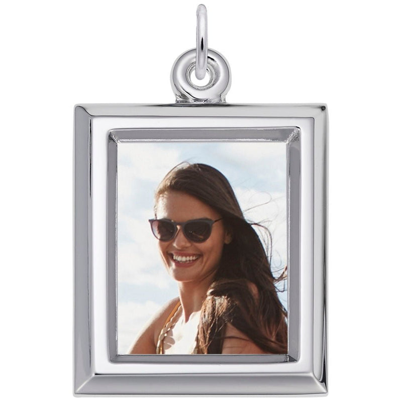 Rembrandt Charms - Large Vertical Rectangle Photoart Charm - 8623 Rembrandt Charms Charm Birmingham Jewelry 