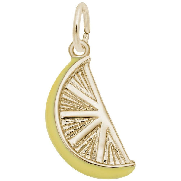 Rembrandt Charms - Lemon Slice Charm - 1643 Rembrandt Charms Charm Birmingham Jewelry 