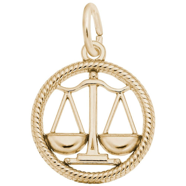 Rembrandt Charms - Libra Scales Charm - 4779 Rembrandt Charms Charm Birmingham Jewelry 