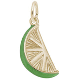 Rembrandt Charms - Lime Slice Charm - 1644 Rembrandt Charms Charm Birmingham Jewelry 