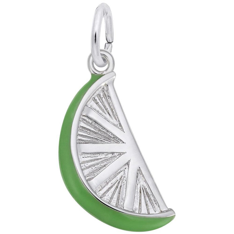 Rembrandt Charms - Lime Slice Charm - 1644 Rembrandt Charms Charm Birmingham Jewelry 