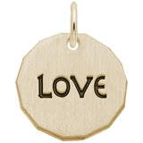 Rembrandt Charms - Love Tag Charm - 8431 Rembrandt Charms Charm Birmingham Jewelry 