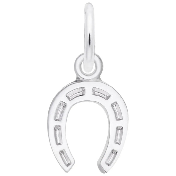 Rembrandt Charms - Lucky Horseshoe Accent Charm - 5491 Rembrandt Charms Charm Birmingham Jewelry 