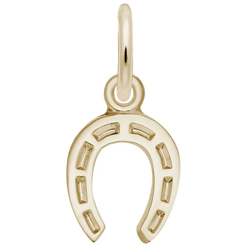 Rembrandt Charms - Lucky Horseshoe Accent Charm - 5491 Rembrandt Charms Charm Birmingham Jewelry 