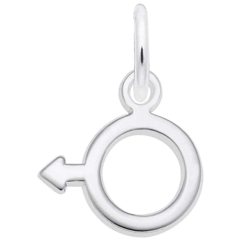 Rembrandt Charms - Male Symbol Charm - 5487 Rembrandt Charms Charm Birmingham Jewelry 