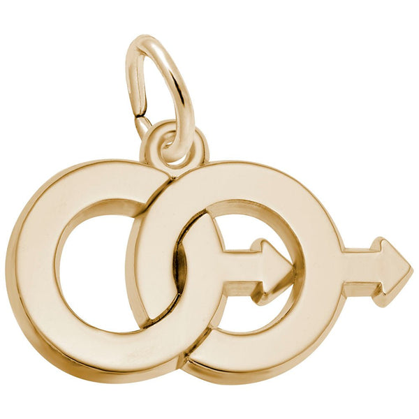 Rembrandt Charms - Male Twins Charm - 3052 Rembrandt Charms Charm Birmingham Jewelry 