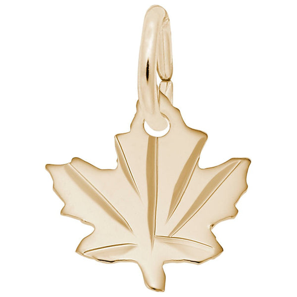 Rembrandt Charms - Maple Leaf Accent Charm – 9312 Rembrandt Charms Charm Birmingham Jewelry 