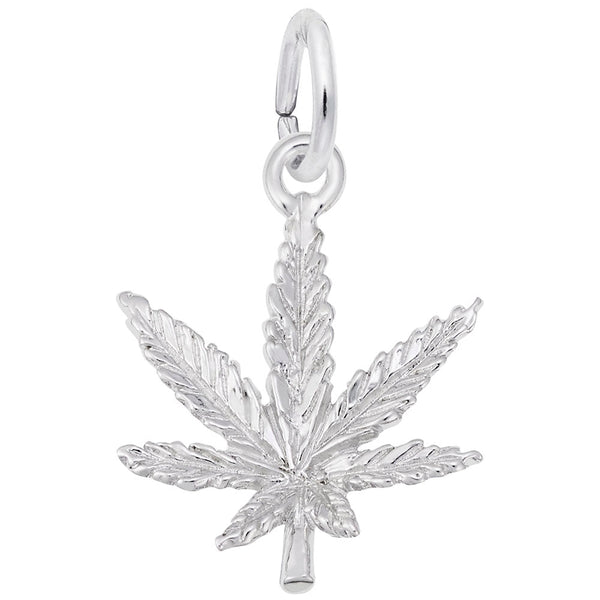 Rembrandt Charms - Marijuana Leaf Charm - 4969 Rembrandt Charms Charm Birmingham Jewelry 