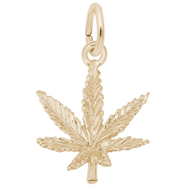 Rembrandt Charms - Marijuana Leaf Charm - 4969 Rembrandt Charms Charm Birmingham Jewelry 