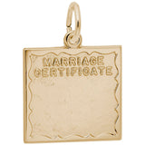 Rembrandt Charms - Marriage Certificate Charm - 3491 Rembrandt Charms Charm Birmingham Jewelry 